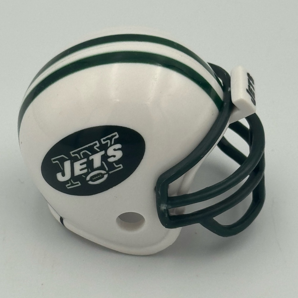 Vintage‎ New York Jets Mini Helmet NFL Mighty Racers 2006 Collectible 2.5"